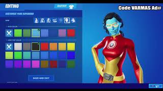 JOLTARA SKIN SHOWCASE WITH EDIT STYLES  Fortnite [upl. by Brody]