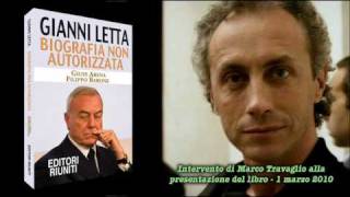 Travaglio ci racconta Gianni Letta linnominabile 1marzo2010 [upl. by Adlaremse]