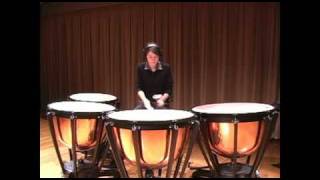 Excerpt No 2 from Symphonic Metamorphosis timpani [upl. by Retniw]