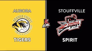 OJHL Highlights  Aurora Tigers VS Stouffville Spirit  September 12 2024 [upl. by Acemat]