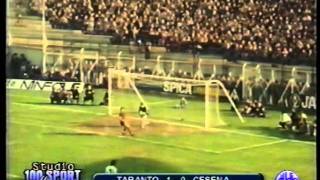 Taranto Cesena 1 0 Campionato serie B 1977 78 [upl. by Ahsirkal307]