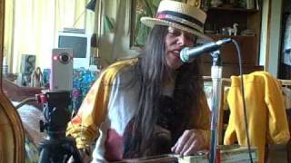 Divorcement Blues  played on a DADDY MOJO 3 string custom CIGAR BOX GUITAR [upl. by Eintirb]