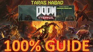 DOOM Eternal Taras Nabad  100 Guide  Challenges  No Commentary No Nonsense Walkthrough [upl. by Sparkie671]