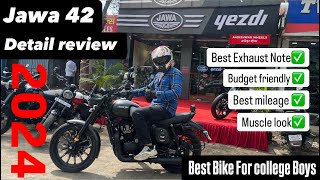 2024 Jawa 42 Detail Review and Test Ride [upl. by Gilli85]