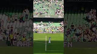 Chimy Ávila agradece apoyo de afición bética BetisCelta 101124 realbetis football [upl. by Yelwah]