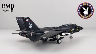 Grumman F14A Tomcat US Navy VX4 Evaluators Black Bunny 1985 Century Wings 172 Diecast Model [upl. by Marba]