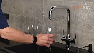 InSinkErator Multitap Chilled  Water Glass Demonstration [upl. by Caras]