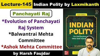 L145 Panchayati Raj System in India Balwantrai Mehta amp Ashok Mehta Committee Polity by Laxmikanth [upl. by Niraj]