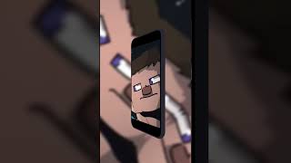 Herobrine vs Steve edit battle herobrine minecraft steve avocado avocadoanimation [upl. by Chapland]