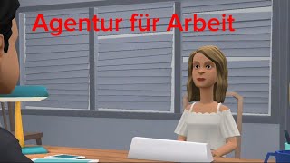 Agentur für Arbeit Interview learngermandeutsch1 [upl. by Devin]