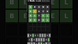 wordle todays answer wordle puzzle game wordle shortsfeed wordle wordleanswer wordleanswertoday [upl. by Arratal583]