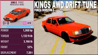 H5 AWD DRIFT TUNE 1992 MERCEDESBENZ 500 E [upl. by Faunia926]