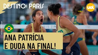 OLIMPÃADAS 2024 ANA PATRÃCIA E DUDA VENCEM E VÃƒO Ã€ FINAL DO VÃ”LEI DE PRAIA [upl. by Oht]