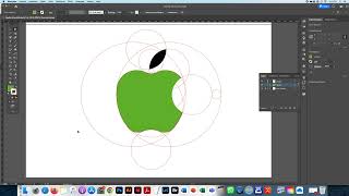 Illustrator shaper tool vormen maken tool en cirkels namaken Apple logo [upl. by Anerehs]