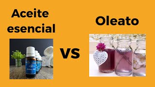 Aceites esenciales vs oleatos [upl. by Alyakem]