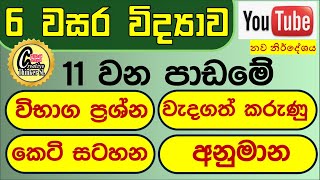 grade 6 science lesson 11 grade 6 science past papers 6 wasara vidyawa prashna widyawa 6 wasara [upl. by Joe815]