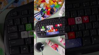 customised keyboard part 16 art acrylic drawing acrylicpaint artist acrylicpainting painting [upl. by Rees564]