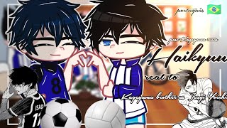 Past Kageyama team react to Kageyama Brother as Isagi Yoichi Gacha Club  • anime spoiler • 🇧🇷 [upl. by Enelra]