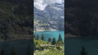 Oeschinensee Switzerland🇨🇭 travel oeschinensee switzeland [upl. by Hoxsie]