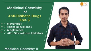 Antidiabetic Drugs Medicinal Chemistry Part 3 Biguanide Thiazolidinediones amp Meglitinides [upl. by Nerrol924]