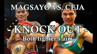 MARK MAGSAYO VS JULIO CEJA  BALAK PABAGSAKIN SI MAGSAYO [upl. by Abixah]