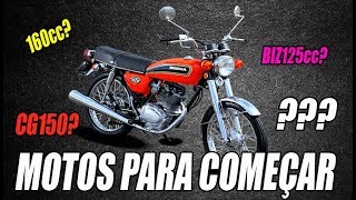 SAIBA QUAIS MOTOS BOAS PARA COMEÇAR [upl. by Sitrik837]