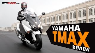 Yamaha TMax Test Ride Review – Indonesia  OtoRider [upl. by Yenaled]