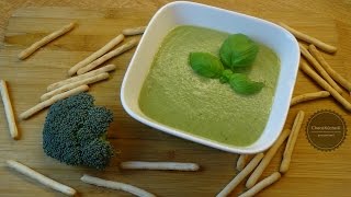 Cremige Brokkoli Suppe  DIY frisch selbstgemacht lecker [upl. by Carlick]