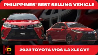 2024 Toyota Vios 13 XLE CVT  Best Seller in the Philippines [upl. by Elmina]