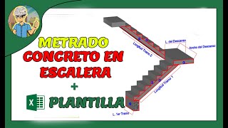 Como trazar una escalera en la parte exterior para un segundo piso muy fácil y rápido [upl. by Leagiba953]