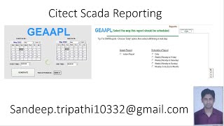 HOW GENERATE REPORT IN CITECT SCADA with Start amp End Date amp Time in excel [upl. by Solitta261]