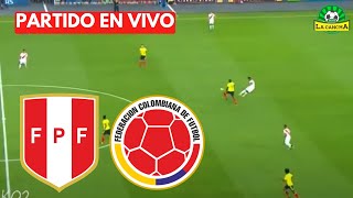 PERÚ VS COLOMBIA  ELIMINATORIAS SUDAMERICANAS FECHA 7 🔴 [upl. by Sirtimed]