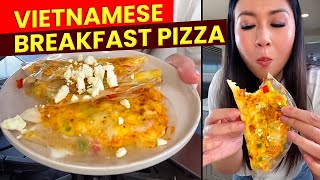 Vietnamese Breakfast Pizza 🍕 [upl. by Neirbo]