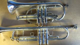 Trumpet vs Cornet  discussion and demonstration [upl. by Stegman]