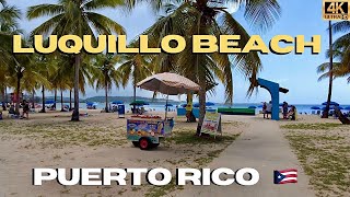 Luquillo Beach Puerto Rico 4K 🇵🇷 [upl. by Enovi582]