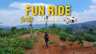 Fun Ride Gowes Santai With DJI Neo  MTB Adventure [upl. by Wan150]