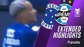 Cruzeiro vs Grêmio 11 I Game Highlights I Brasileirão 2024 [upl. by Adneram]