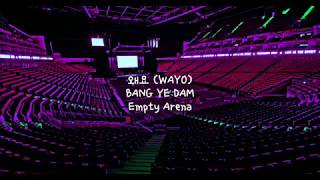 WAYO by BANG YE DAM TREASURE but youre in an empty arena CONCERT AUDIO USE HEADPHONES 🎧 [upl. by Bandur]