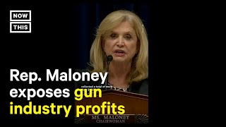 Rep Maloney Highlights Gun Manufacturers Huge Profits Off Of Assault Weapons [upl. by Adoc426]