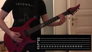 Bloodywood  Aaj Guitar Cover  Tabs [upl. by Akselaw]