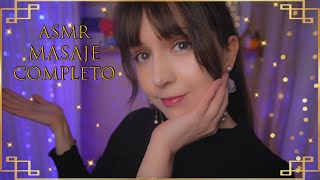 ⭐ASMR Masaje Completo en el Spa 🎐Sub Limpieza Facial Masaje de Orejas Rostro Manos y Cuerpo [upl. by Housum826]