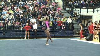 Alabama Gymnastics Lora Leigh Frost Floor Exercise at PSU Quad Meet [upl. by Lebasiram]