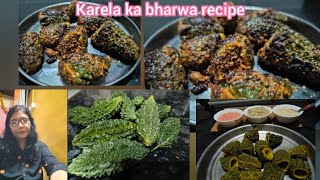 chatpata masale daar karele ka bharwa bnane ki vidhihow to make stuffed karela bharwakarela [upl. by Jessamine]