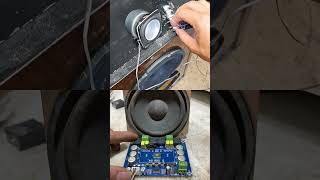 2X100W subwoofer amplifier bass test bass speaker amplifierrepair soundsystem [upl. by Haidabo880]