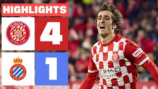 GIRONA FC 4  1 RCD ESPANYOL I RESUMEN LALIGA EA SPORTS [upl. by Mcgray181]