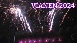 VUURWERKSHOW DFP  PAARDENMARKT VIANEN 2024 [upl. by Misty976]