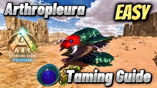 How To Tame Arthropleura Ark Ascended [upl. by Aynosal]