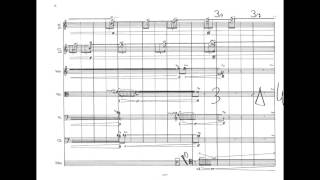 Gérard Grisey  Périodes w score for seven instruments 1975 [upl. by Alolomo398]