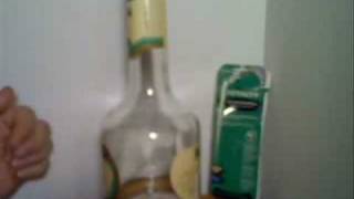 how to make a glass bottle bong [upl. by Suiremed113]