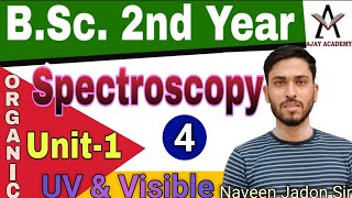 BSc 2nd Year Organic Chemistry  Spectroscopy  UV amp Visible Chromophore and Auxochrome Lec  4 [upl. by Meensat293]